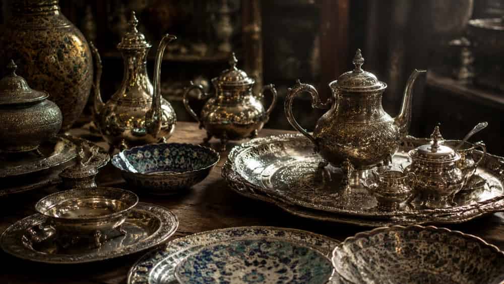 قیمت گذار و خریدار ظروف، لوازم آنتیک و ظروف نقره
