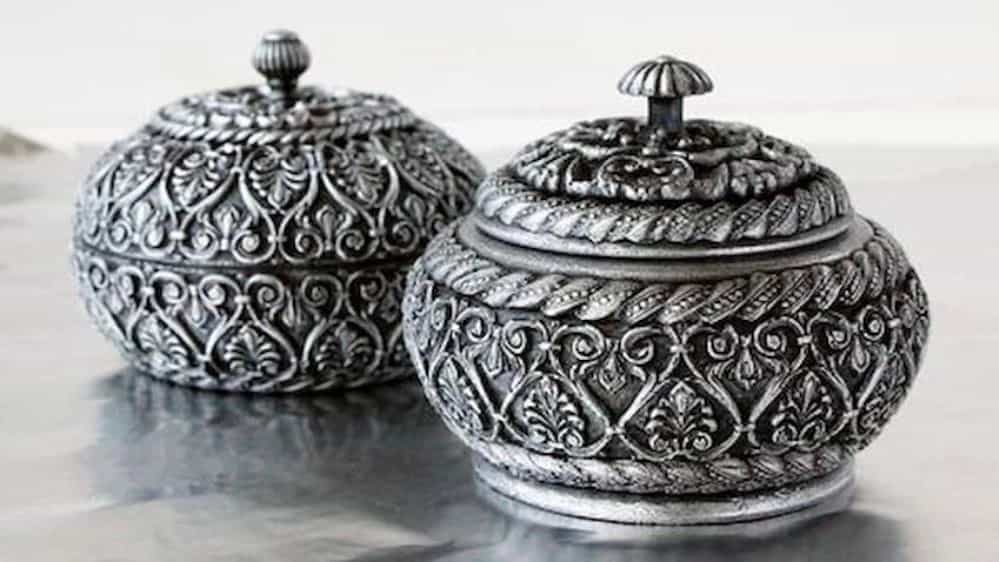 خرید ظروف نقره قدیمی در تهران